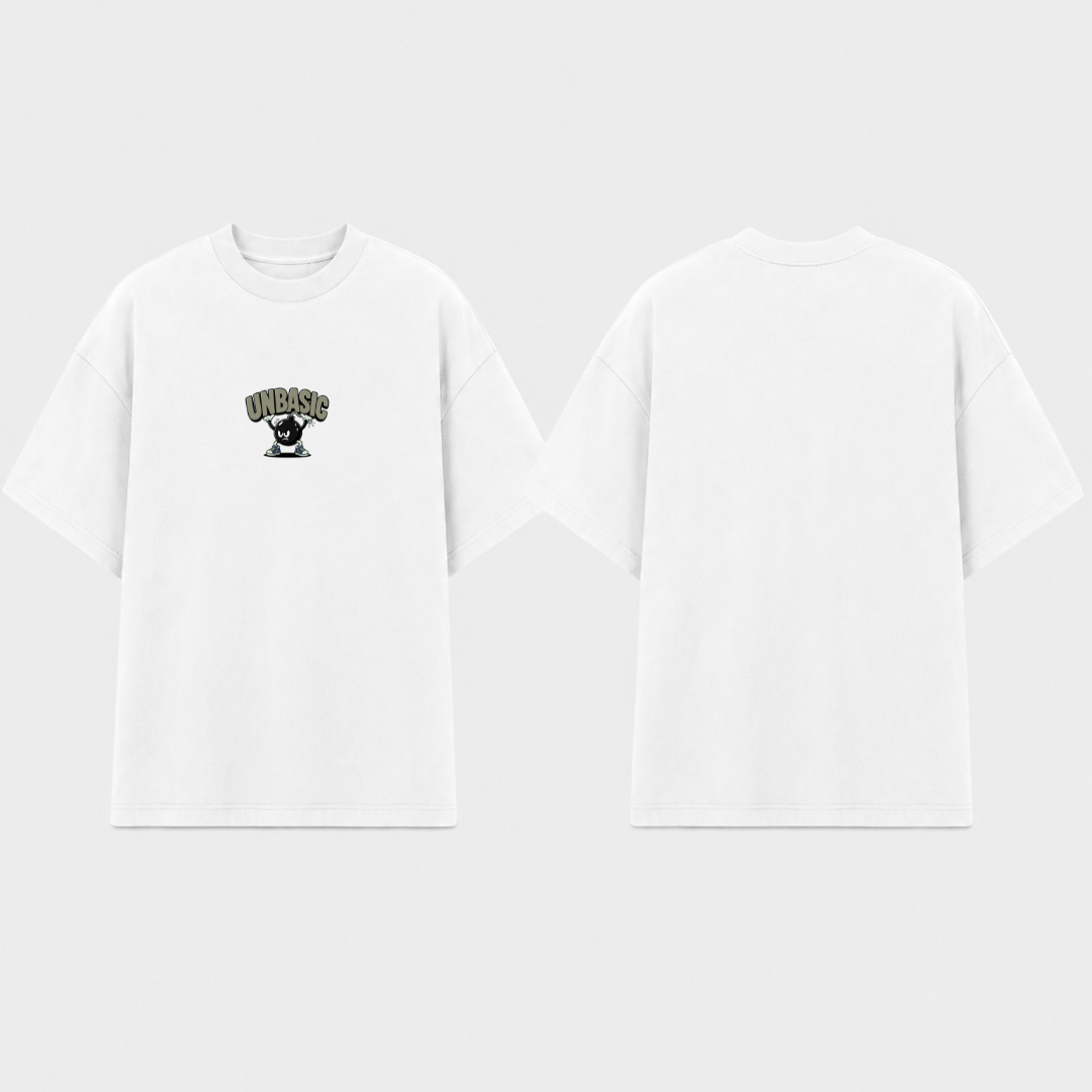 Camiseta Oversized SHORT FUSE Branco