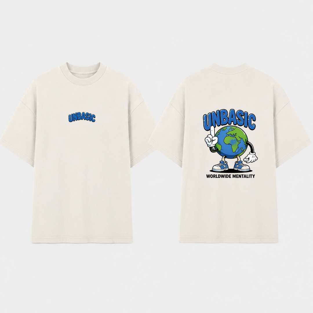 Camiseta Oversized OFF THE MAP Off White
