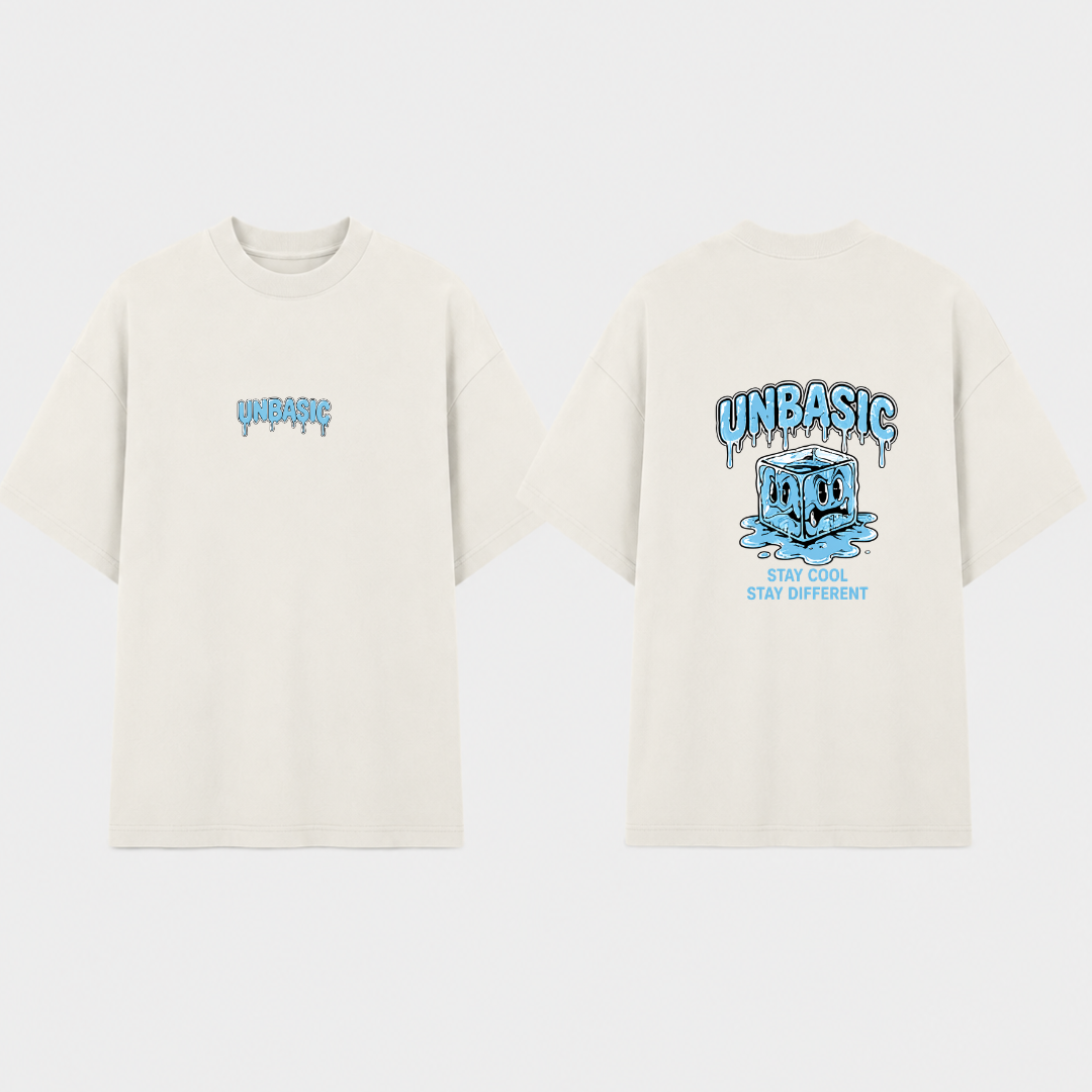 Camiseta Oversized DEEP FREEZE Off White