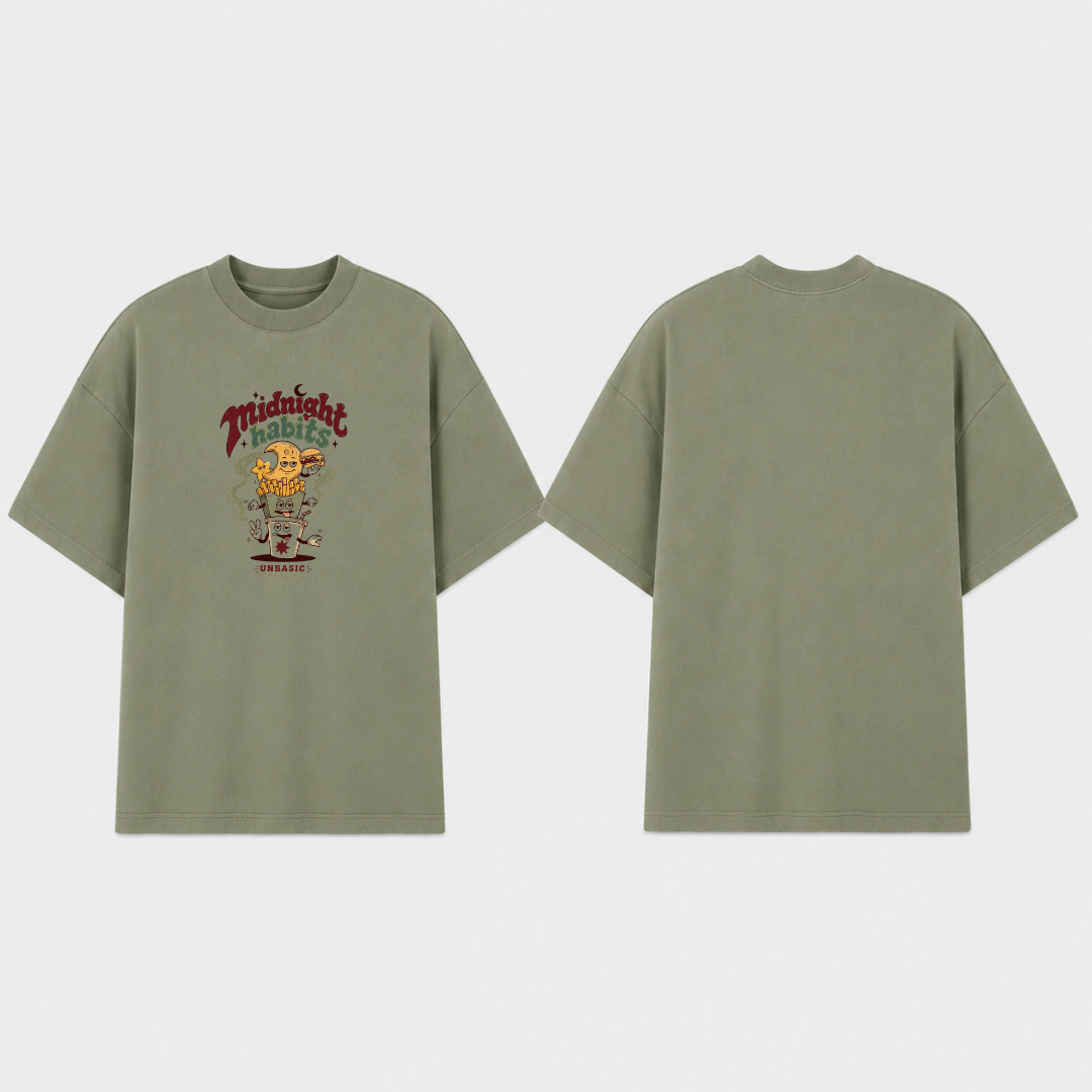 Camiseta Oversized GRAVEYARD Jardim