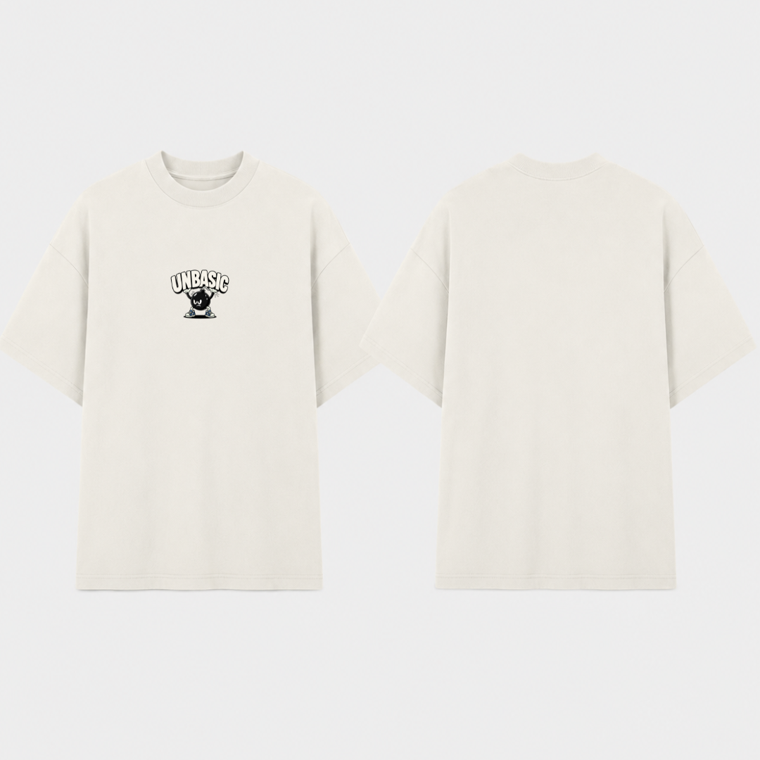 Camiseta Oversized SHORT FUSE Off White