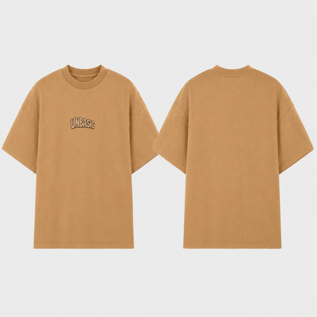 Camiseta Oversized SUGAR Camelo