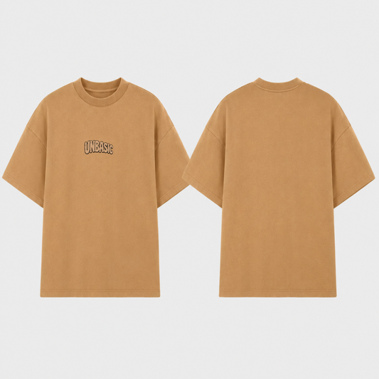 Camiseta Oversized SUGAR Camelo