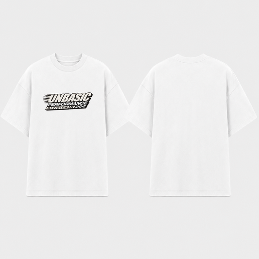 Camiseta Oversized PIT STOP Branco