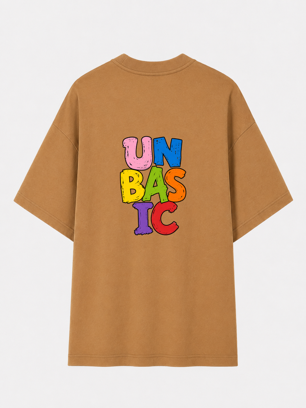 Camiseta Streetwear STACKED Camelo