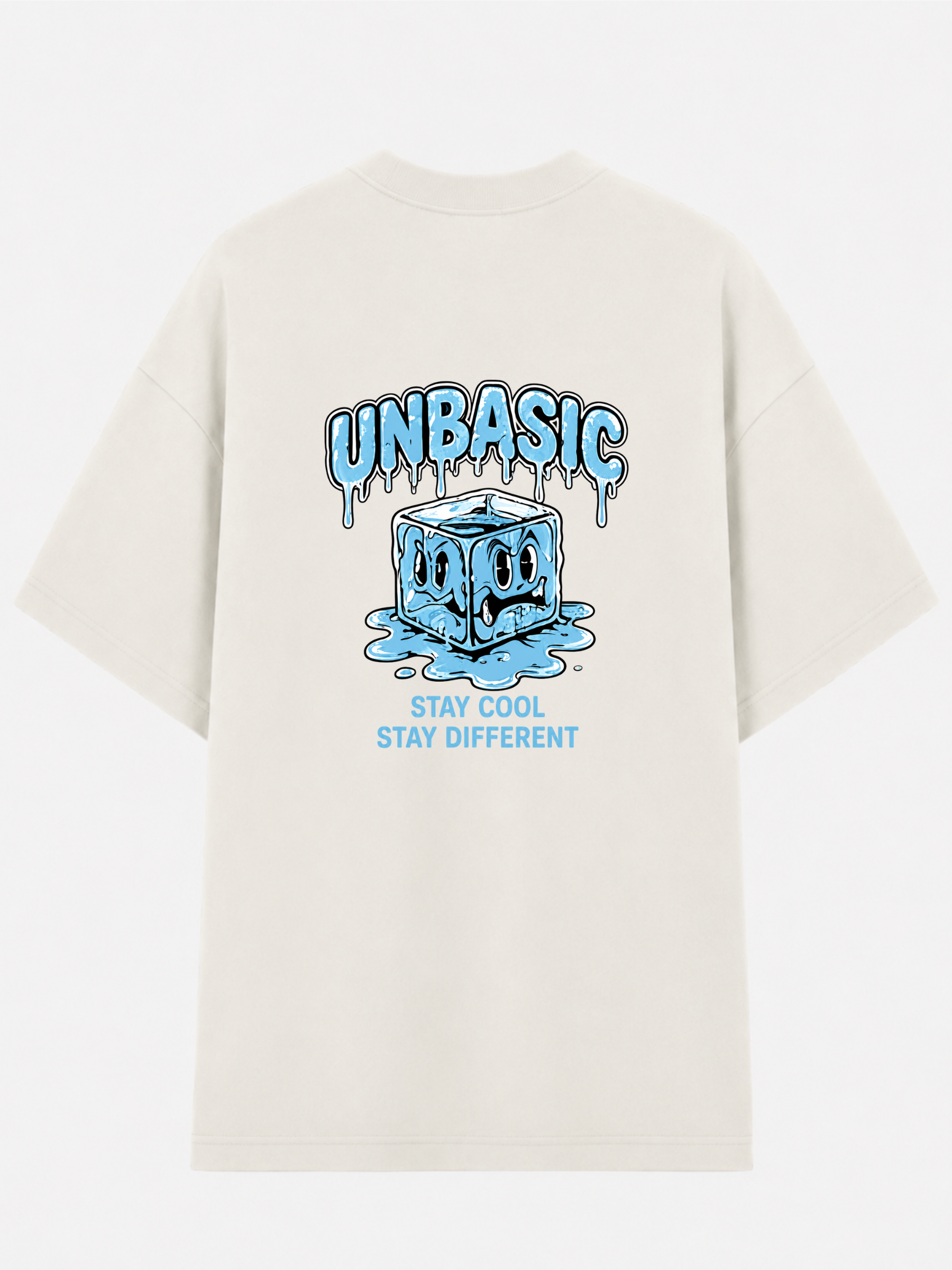 Camiseta Streetwear DEEP FREEZE Off White