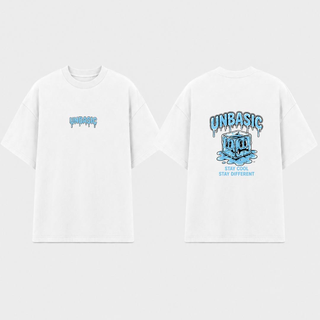 Camiseta Oversized DEEP FREEZE Branco