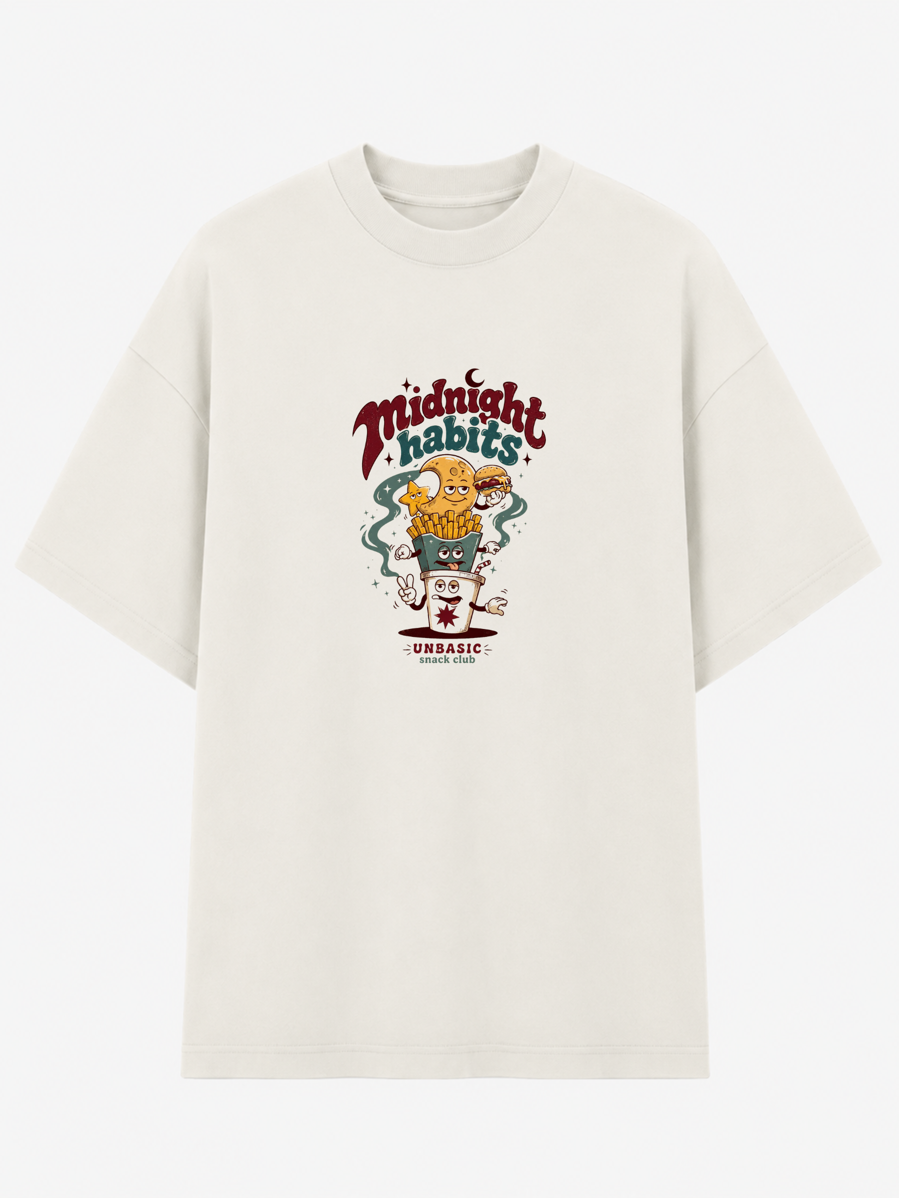 Camiseta Streetwear GRAVEYARD Off White