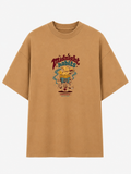 Camiseta Streetwear GRAVEYARD Camelo
