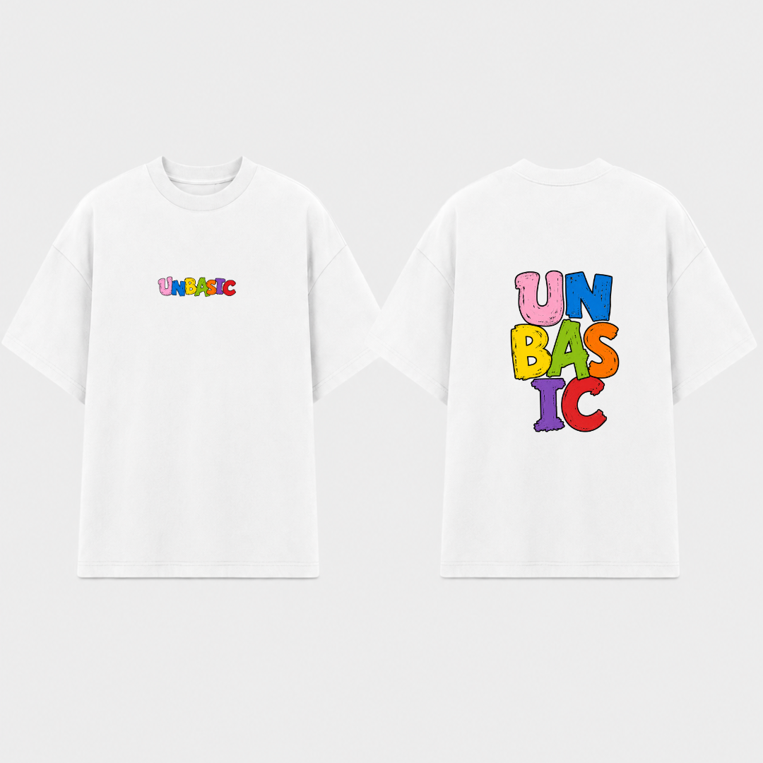 Camiseta Oversized STACKED Branco