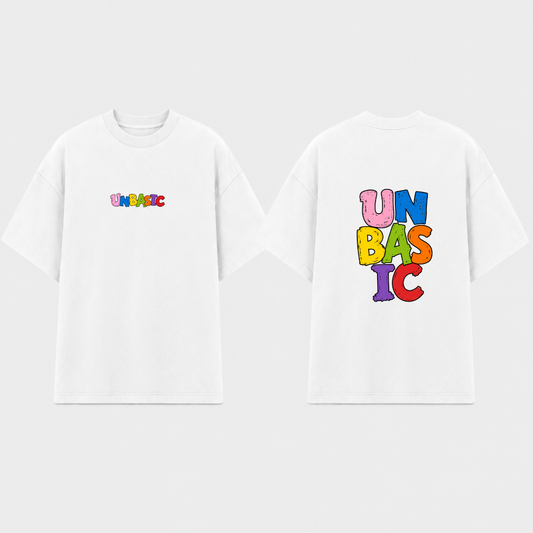 Camiseta Oversized STACKED Branco