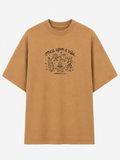 Camiseta Streetwear VIBE Camelo