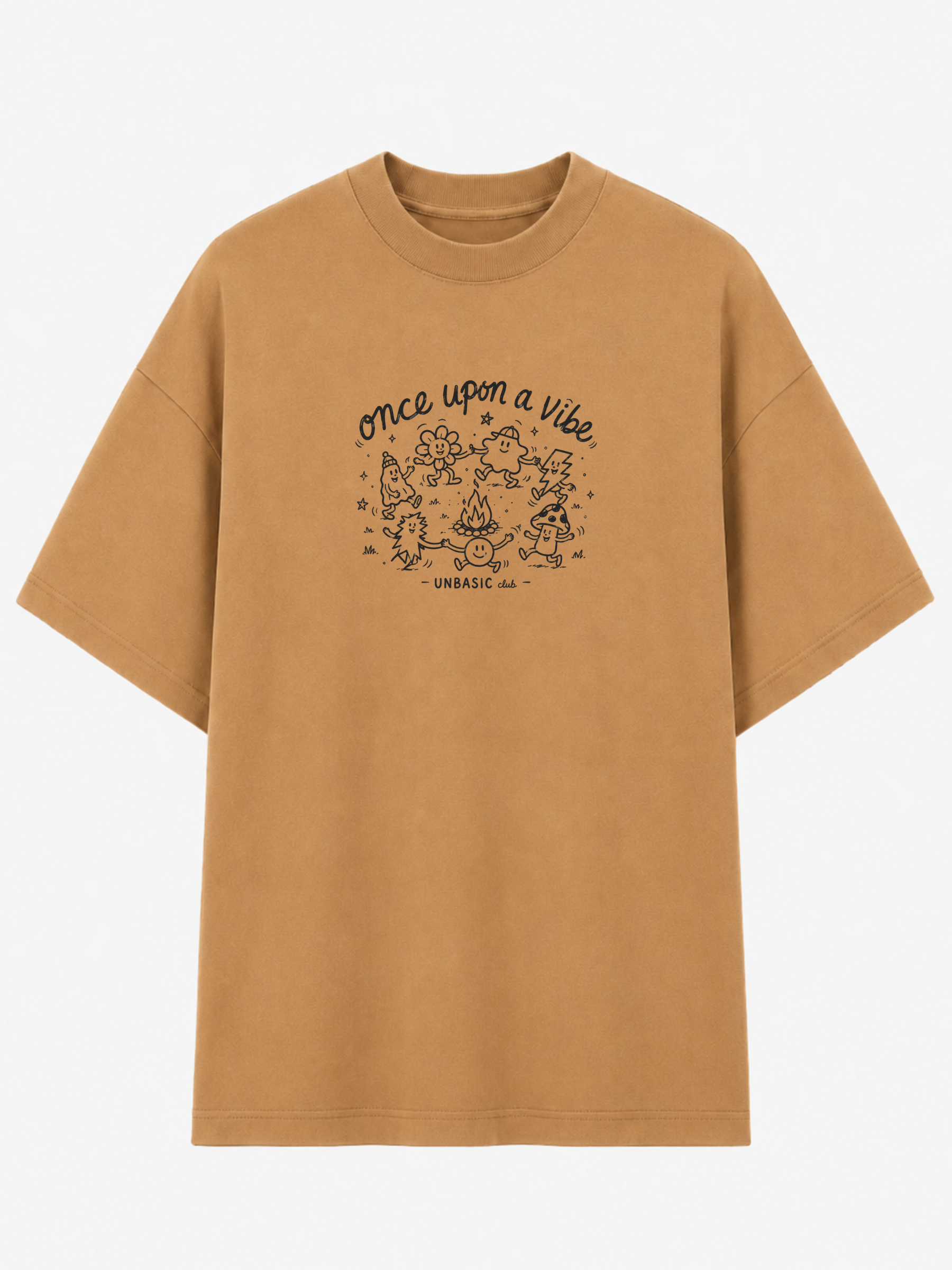 Camiseta Streetwear VIBE Camelo