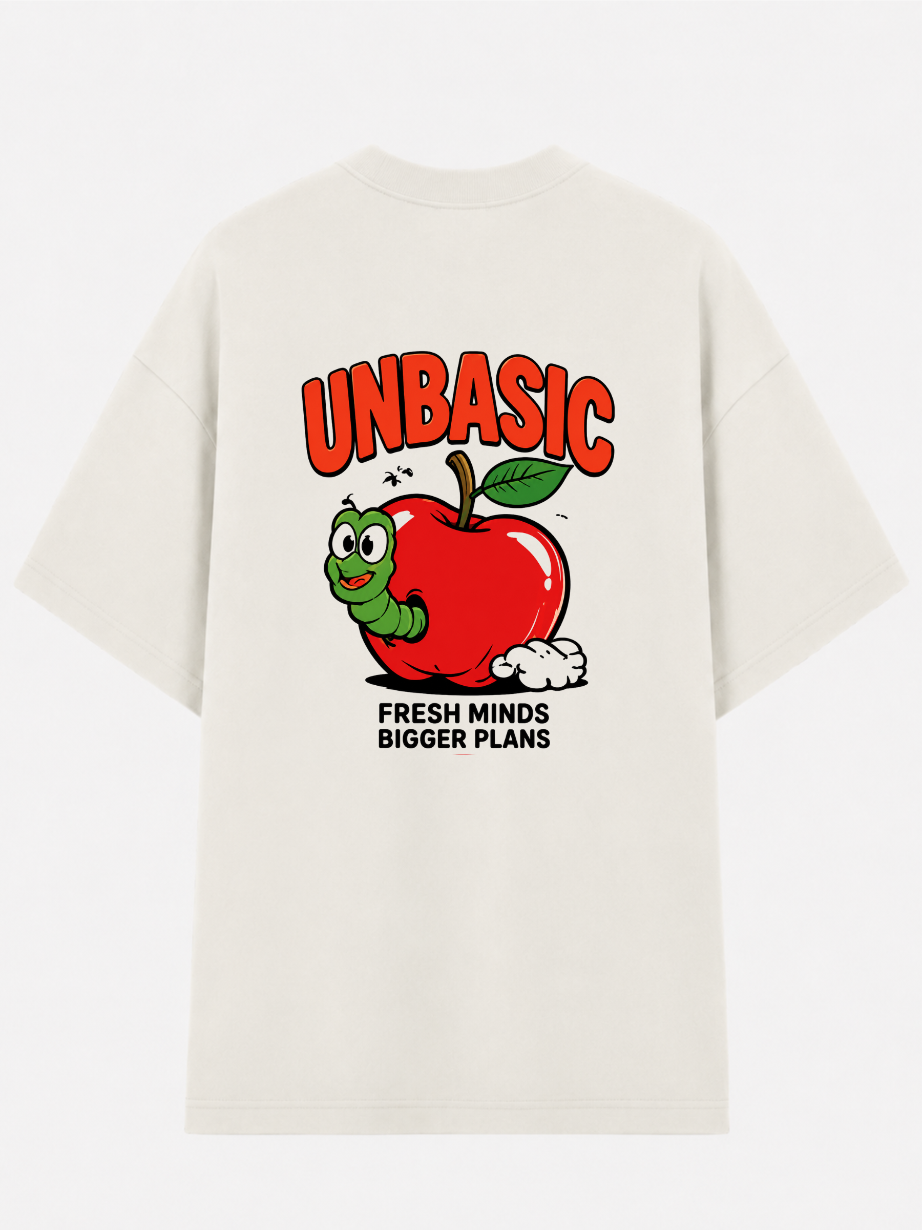 Camiseta Streetwear BAD APPLE Off White