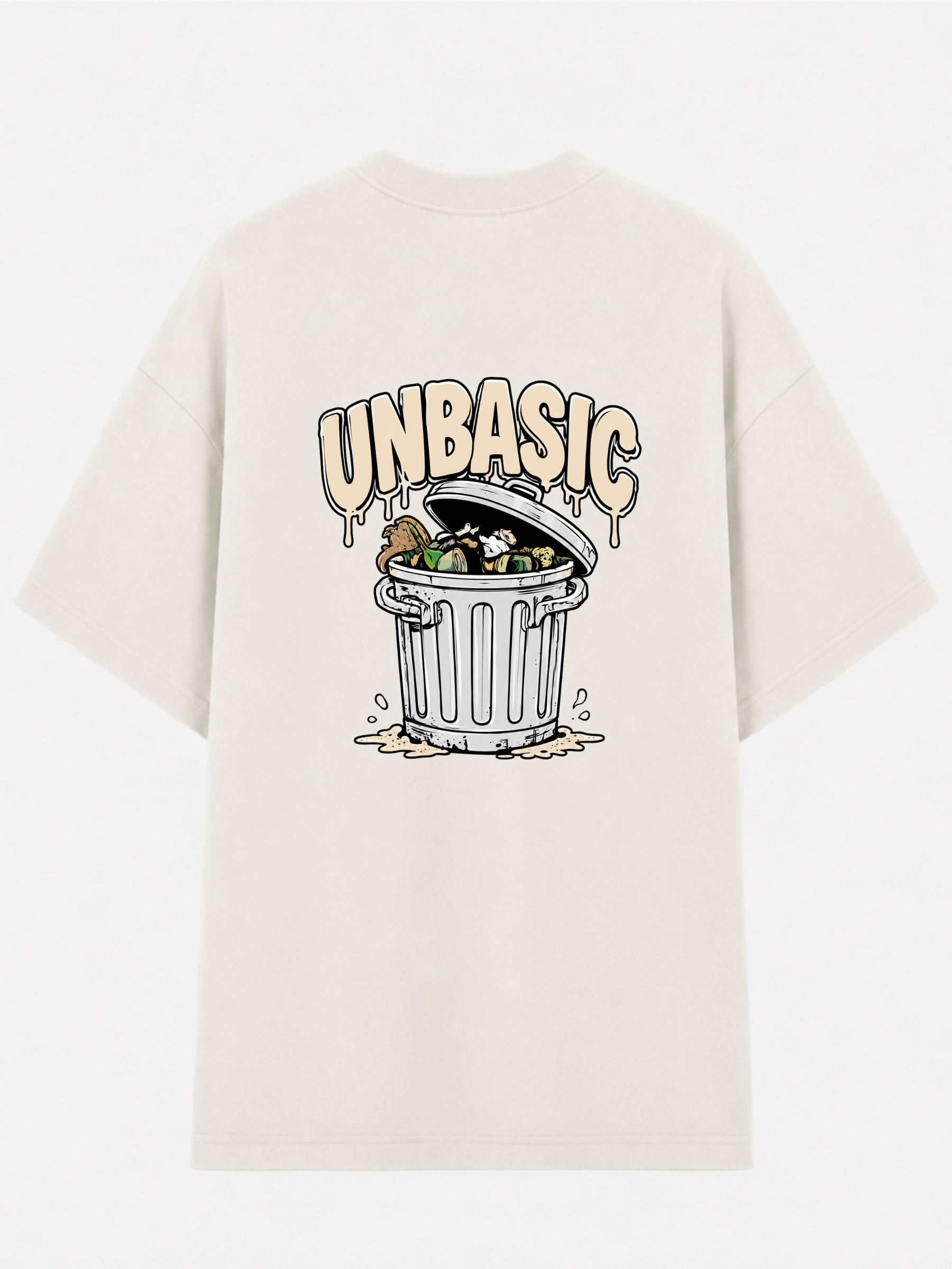 Camiseta Streetwear TRASH DAY Off White