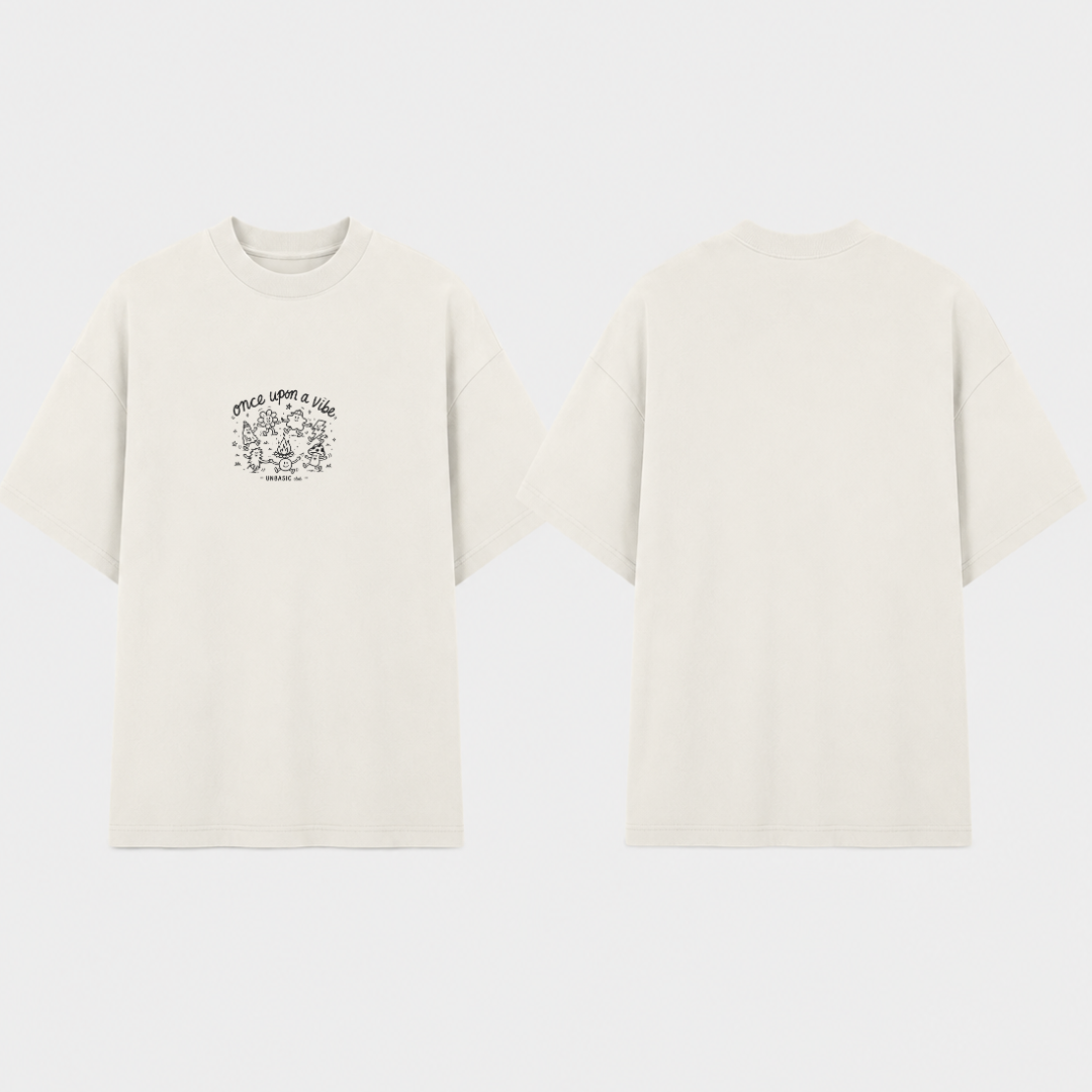 Camiseta Oversized VIBE Off White