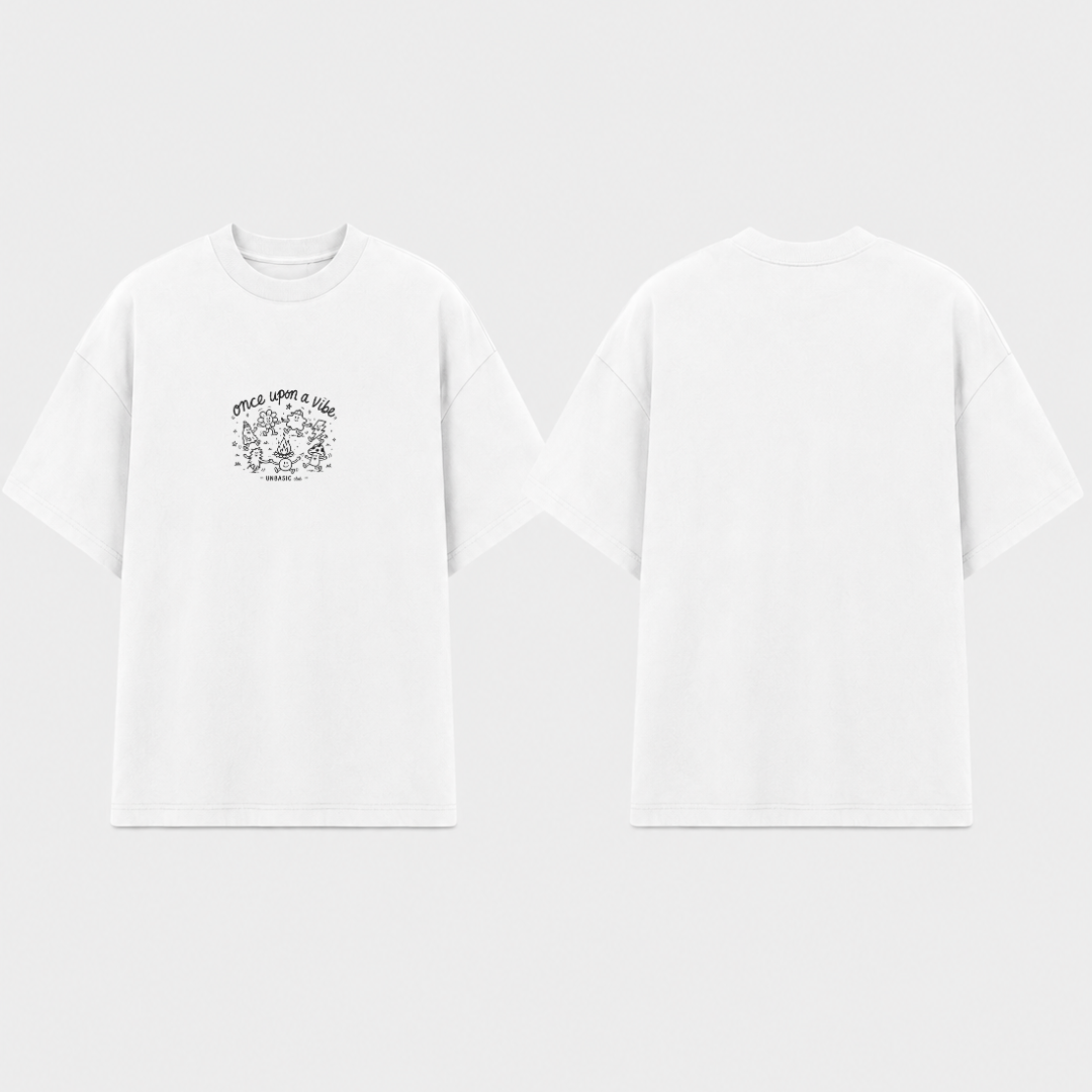 Camiseta Oversized VIBE Branco