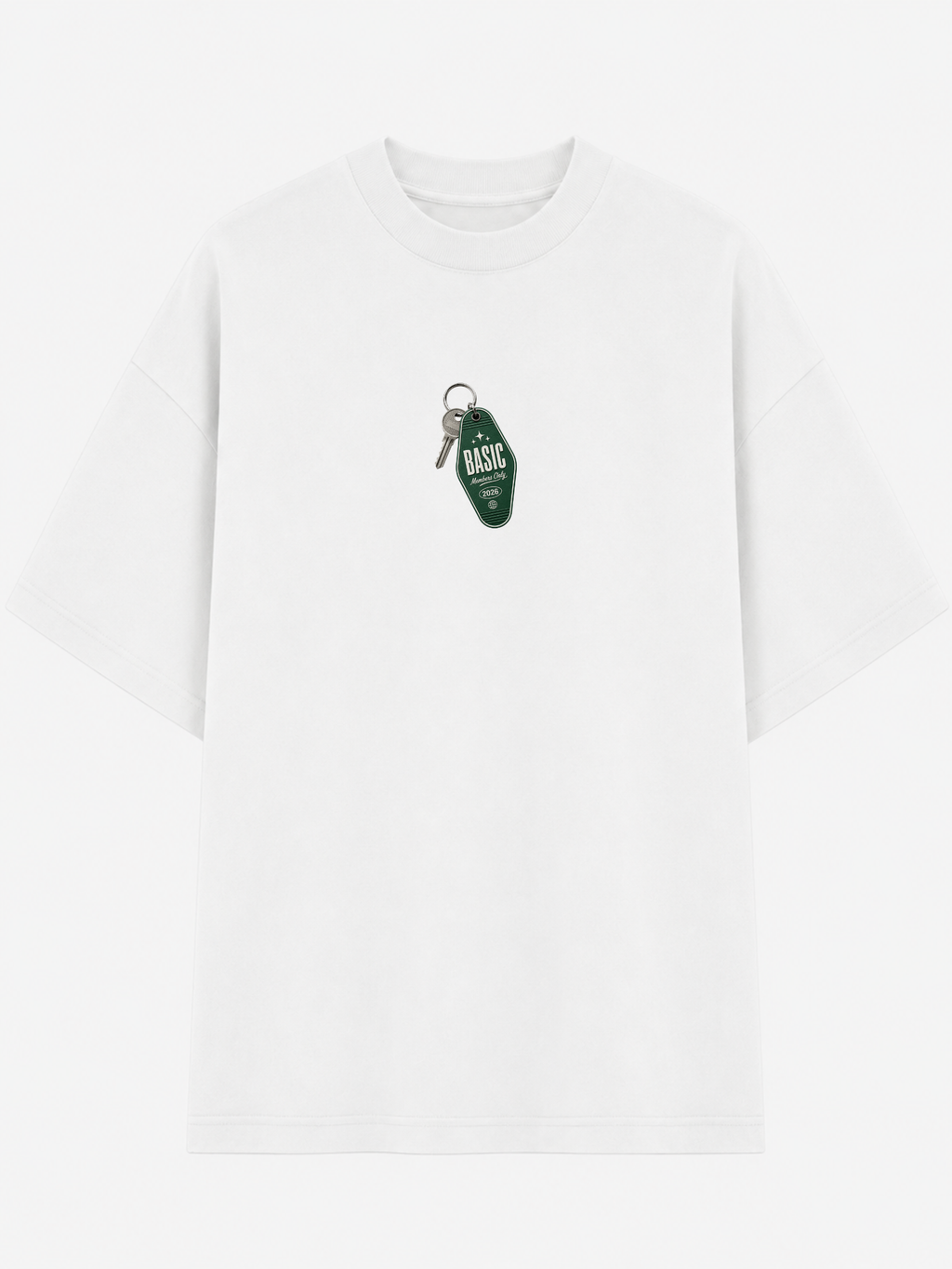 Camiseta Streetwear KEY Branco