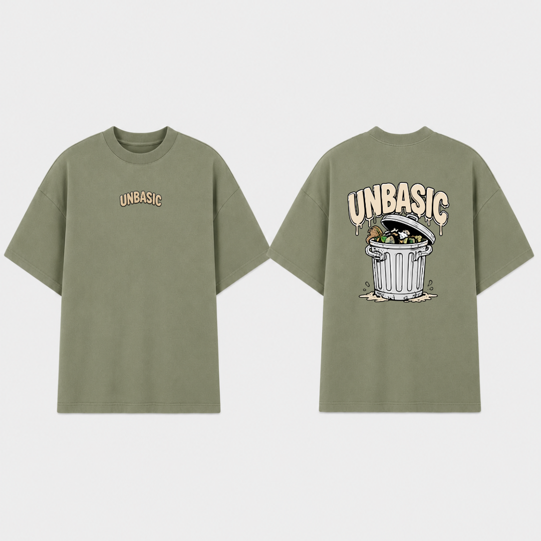 Camiseta Oversized TRASH DAY Jardim