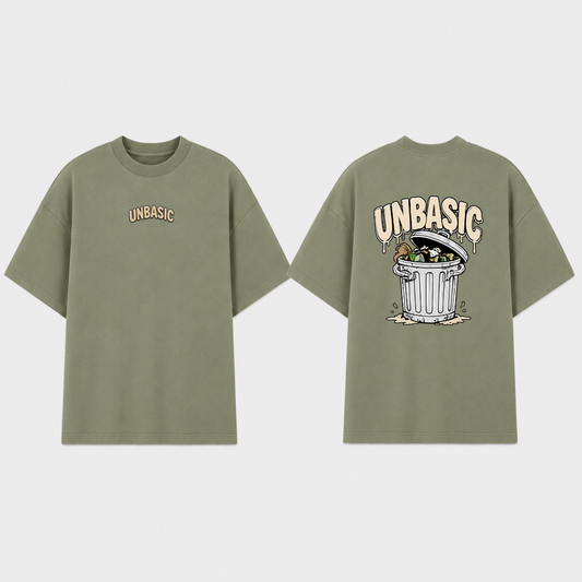Camiseta Oversized TRASH DAY Jardim