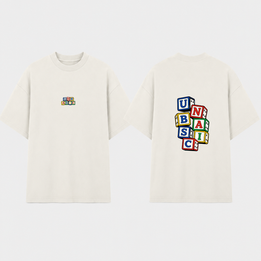 Camiseta Oversized TOY BOX Off White