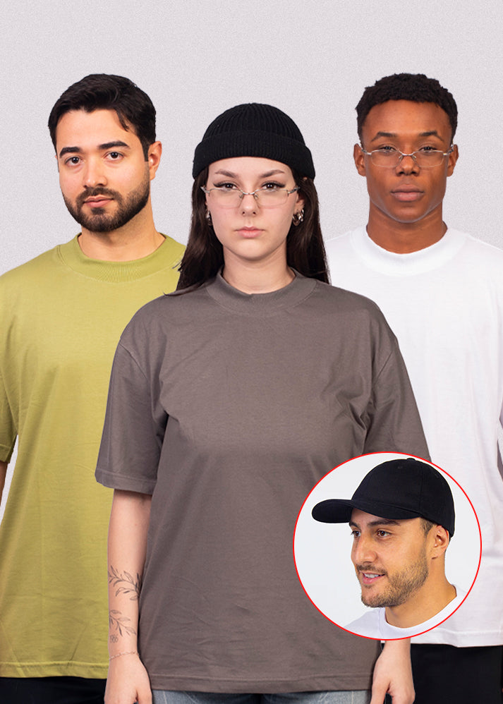 Kit 3 Street + 1 boné + FRETE GRÁTIS