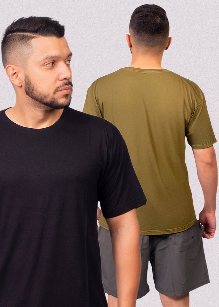 Kit 2 Tech visco + 1 Bermuda + FRETE GRÁTIS