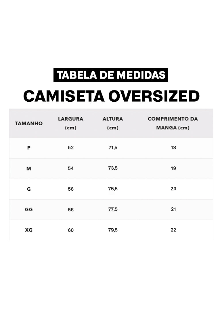 Camiseta Oversized